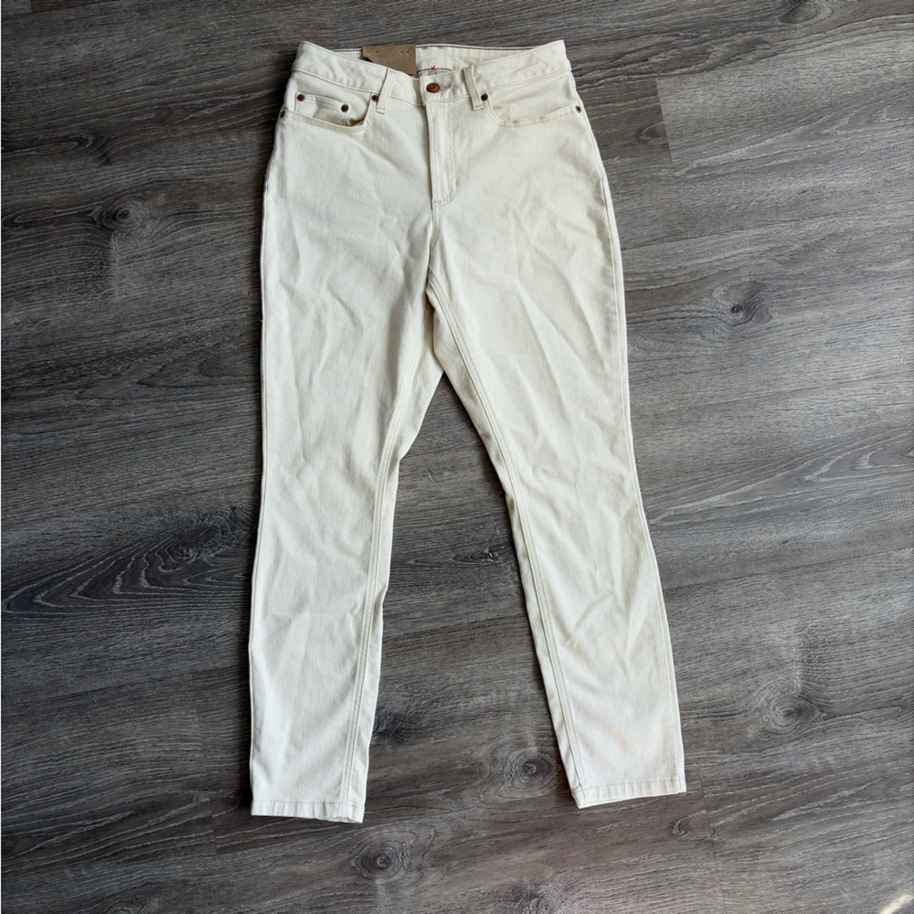 ✨NWT✨L.L. Bean BeanFlex®Jeans, High-Rise Slim-Leg Ankle - Picture 4 of 6
